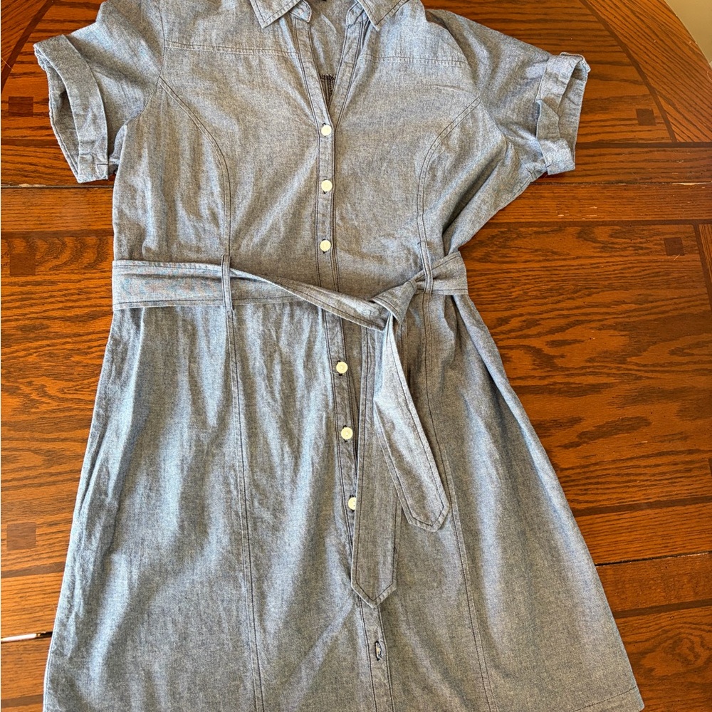 Boutique Hope and Honey Denim Shirt Dress
